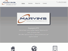 Tablet Screenshot of marvinsinc.com